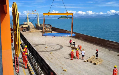 LTZC slewing bearing manufacturer participates in the marine equipment exhibition