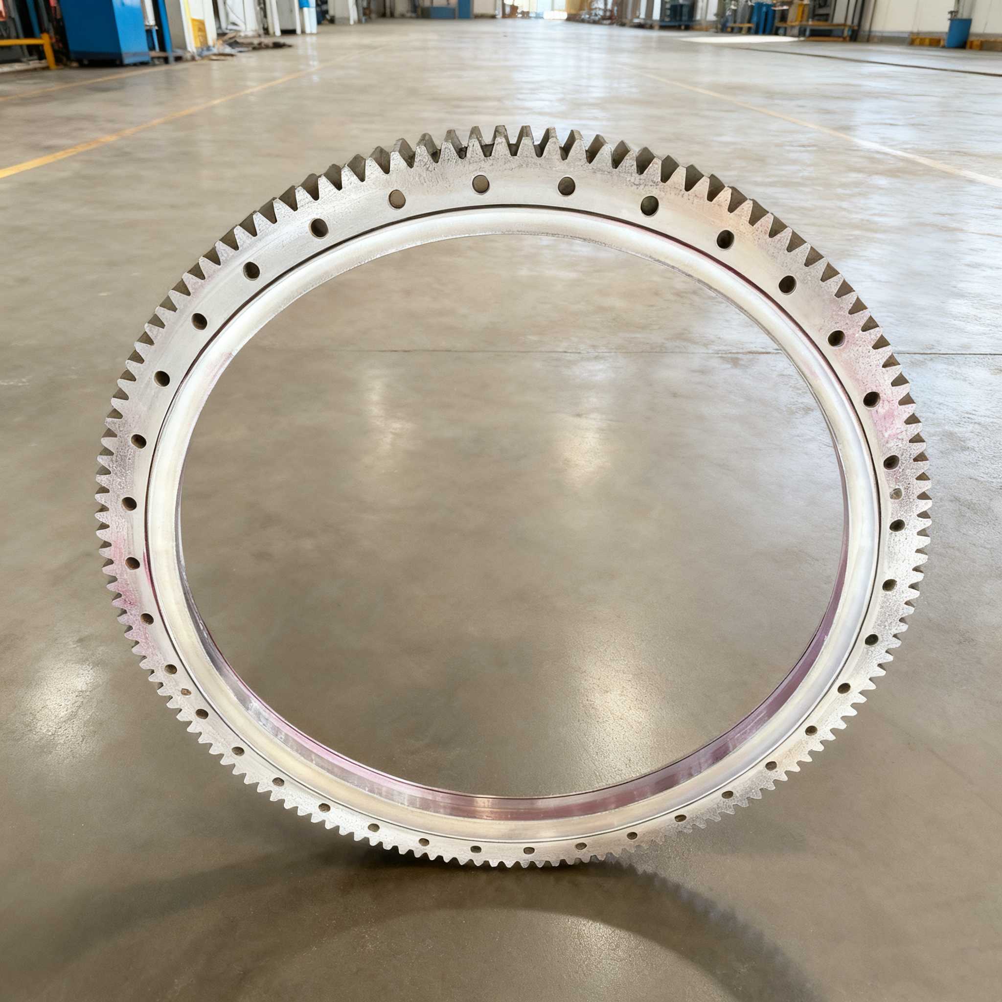 Single-row ball slewing ring