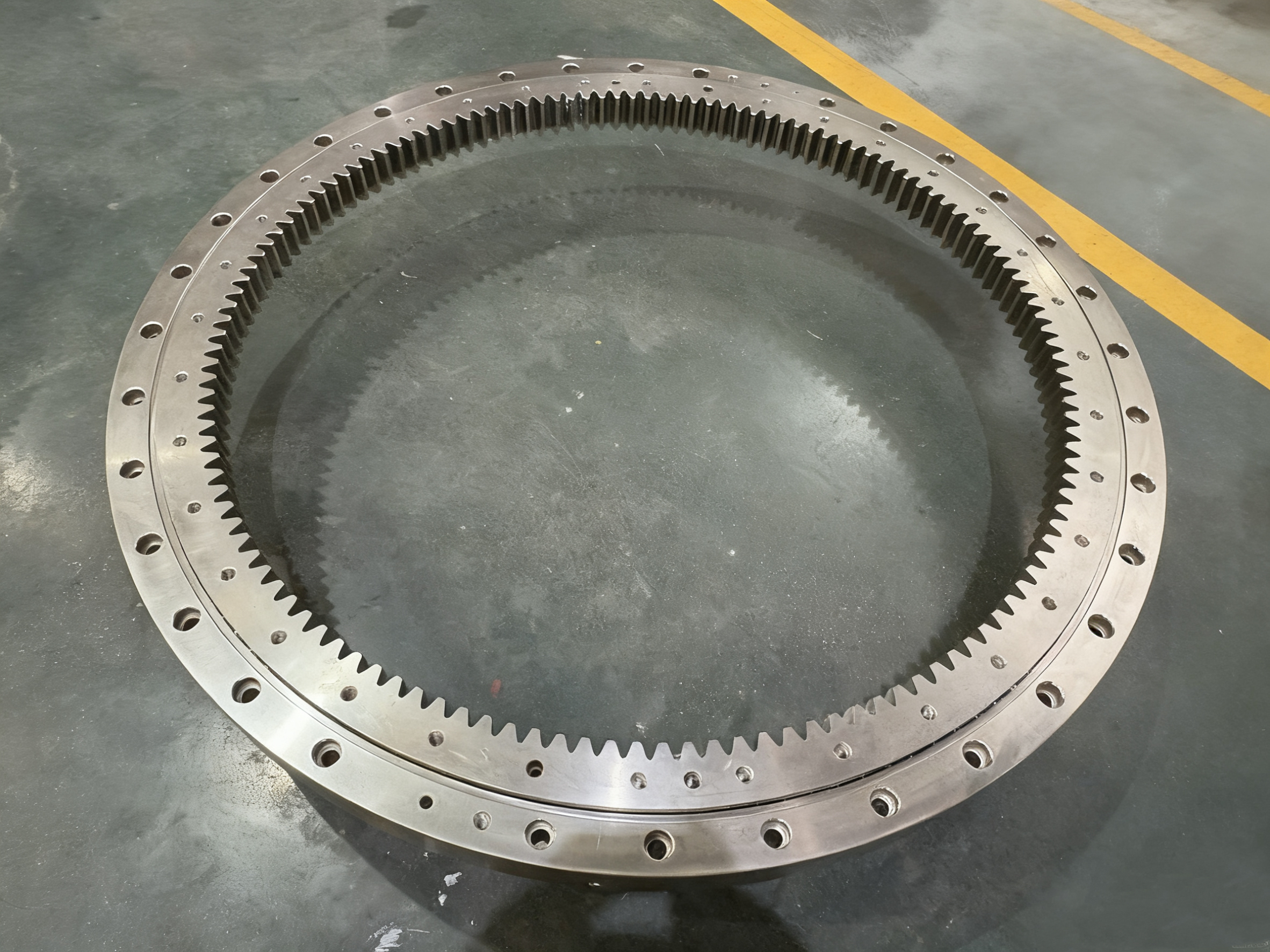 What is a slewing ring on a crane?