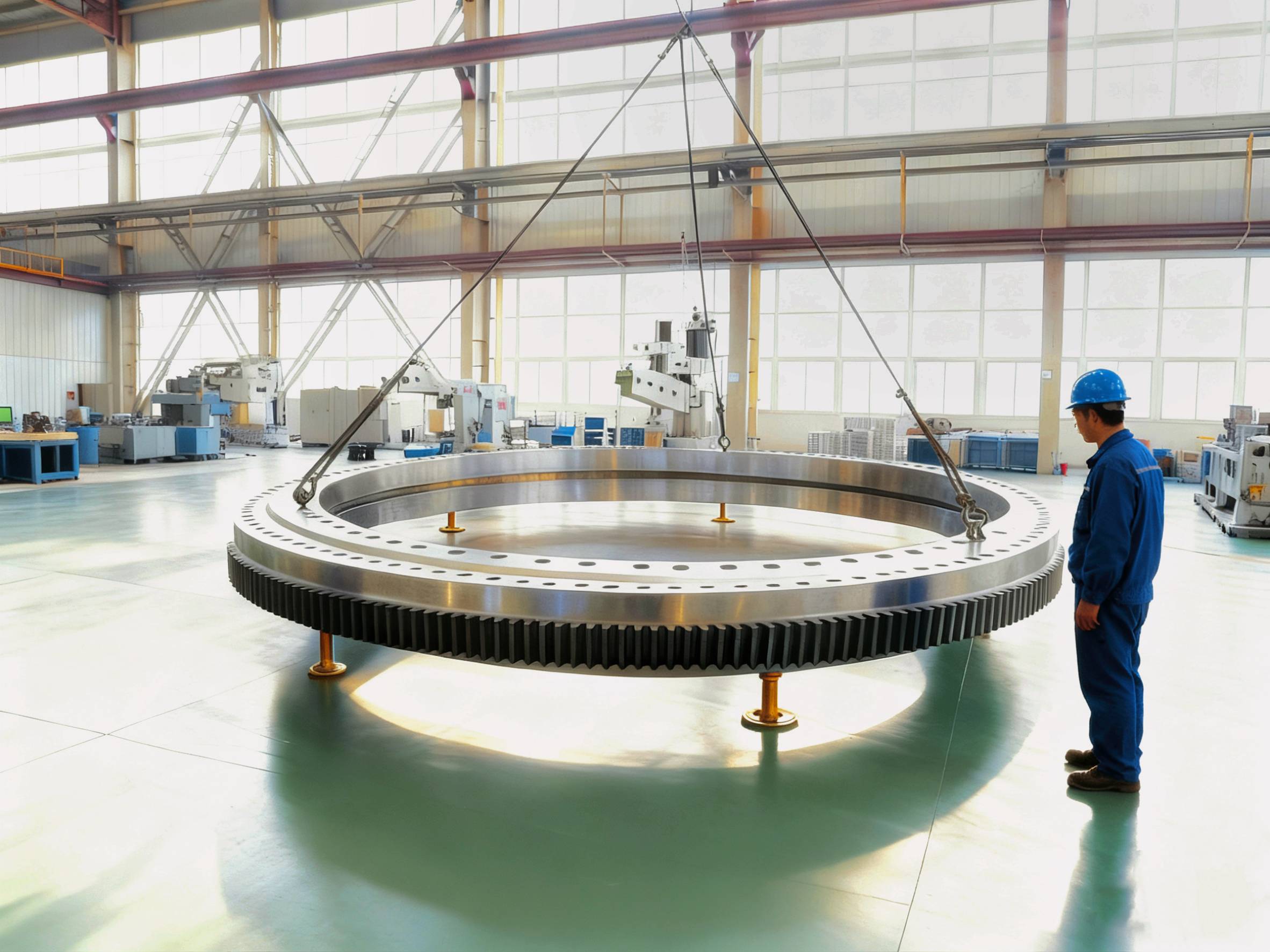 LTZC, a leading Chinese manufacturer of slewing bearings, resumed operations after the holiday.